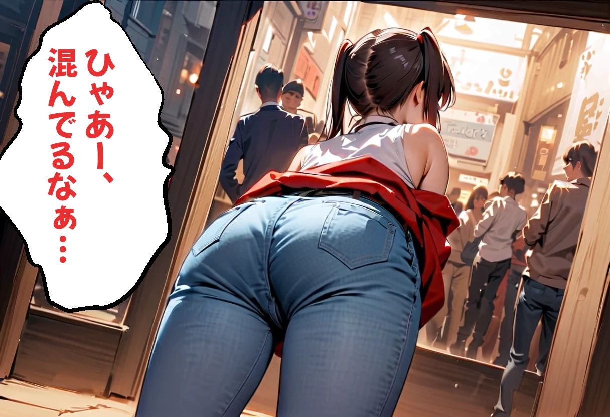 足パパがイク！  ズボン尻編 画像8