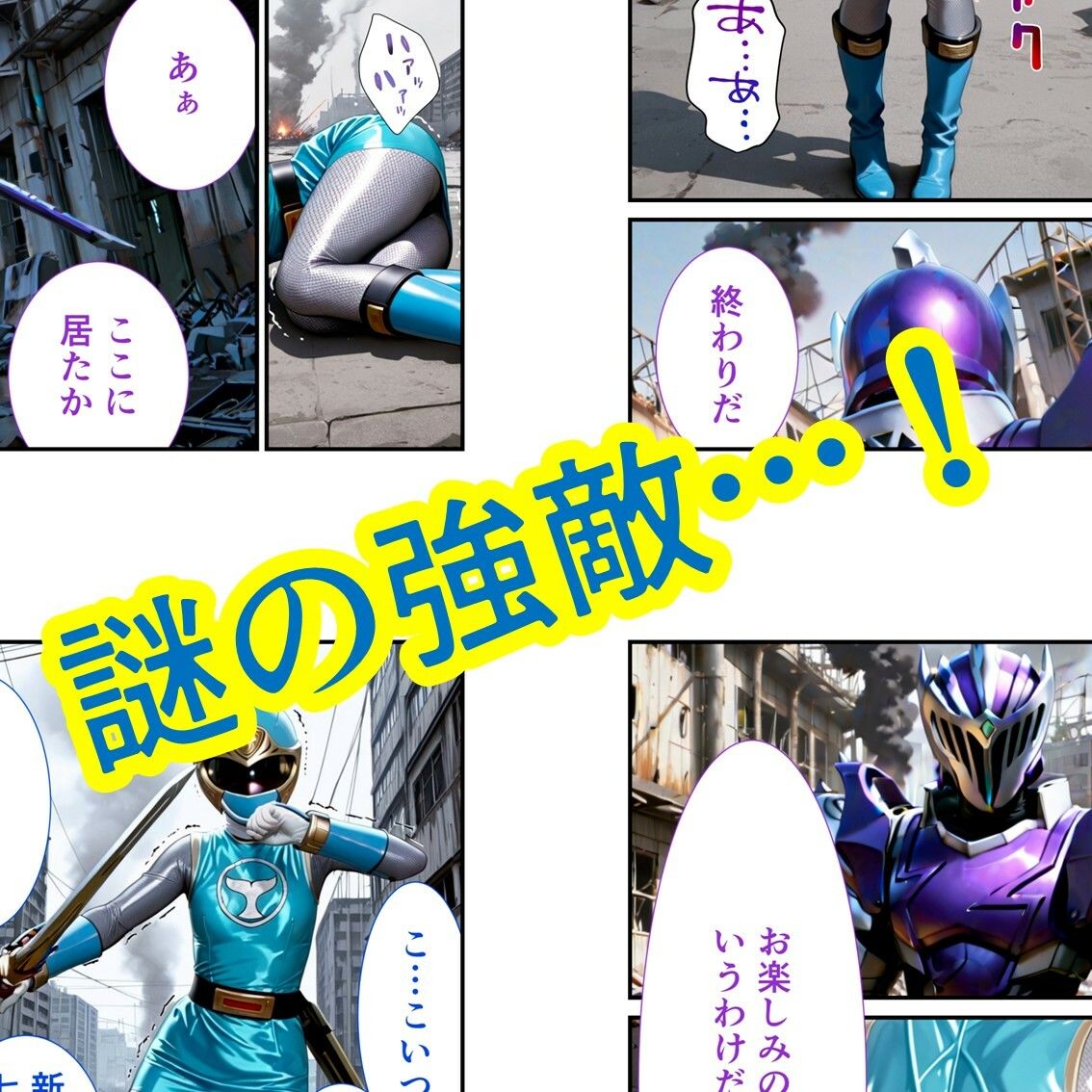 サンプル画像1:水忍完全敗北(AIヒロピン研究所) [d_628833]