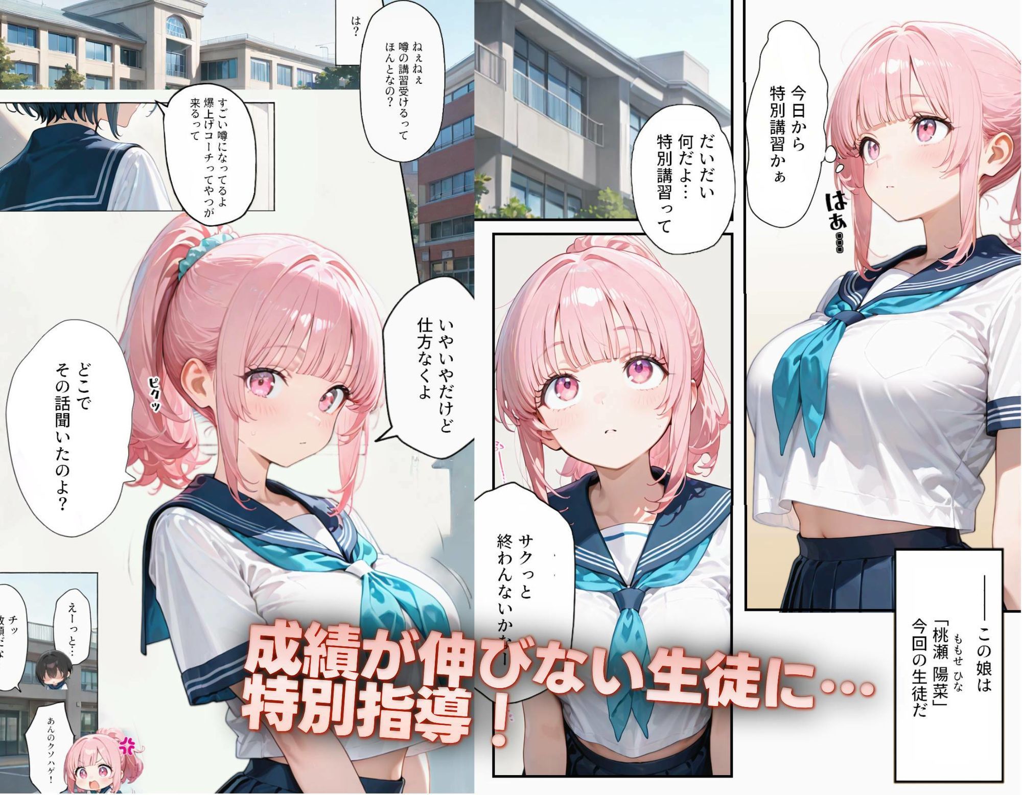 サンプル画像1:生意気水泳ガール 特別指導(すぺしゃりすと) [d_628877]