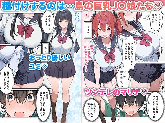 サンプル画像3:島えっち  巨乳だらけの秘島に種付け竿役としてアテンドされた話(だぶるクリっく) [d_629032]