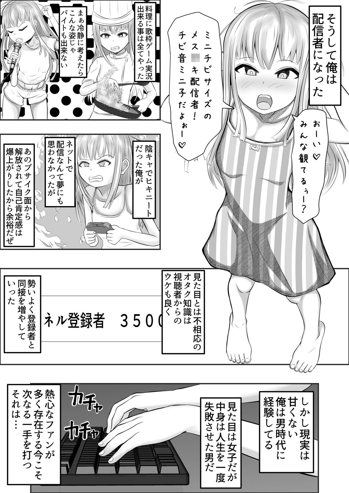 無職ニート少女に転生  エロ配信で金稼ぐ_5