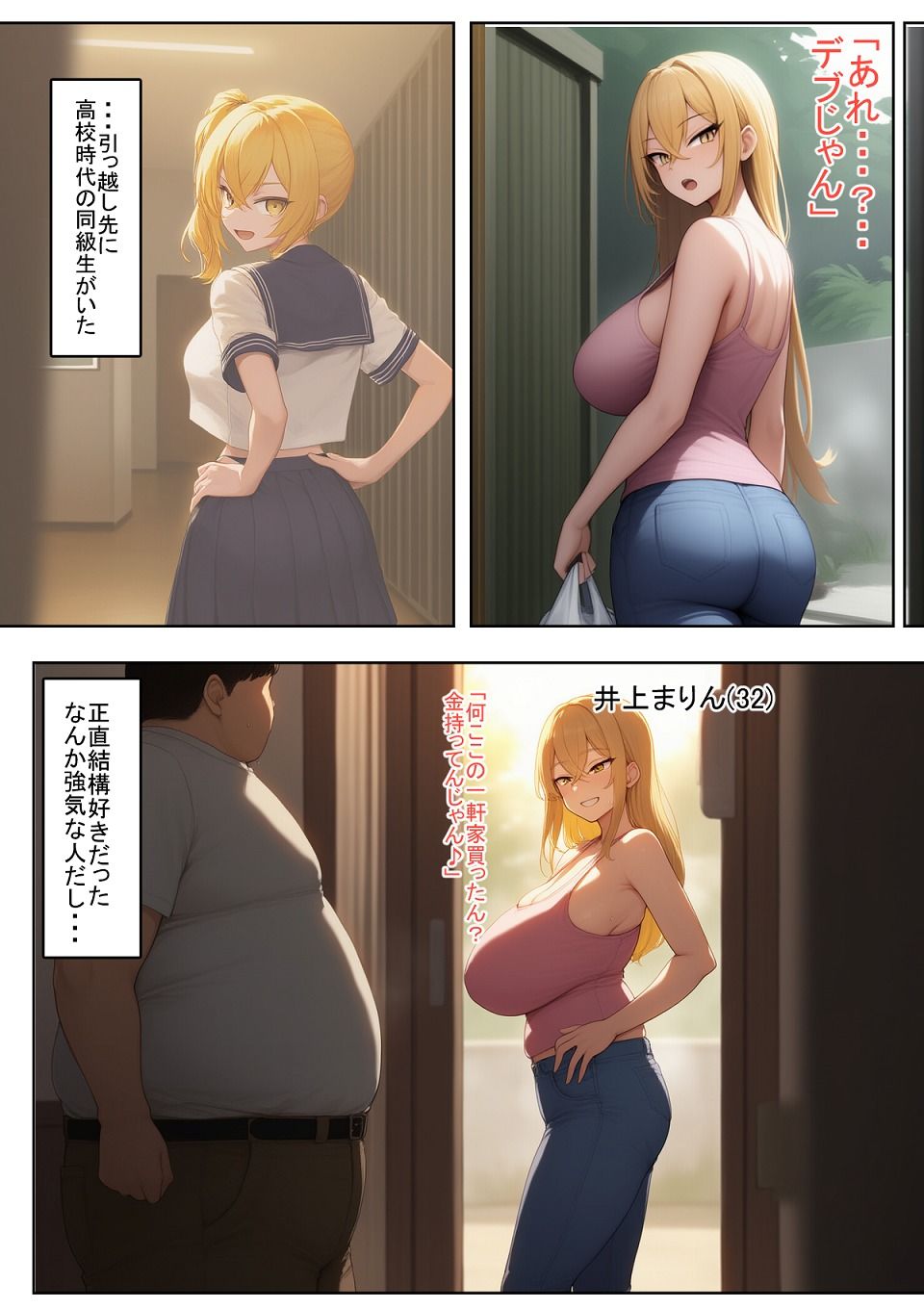 サンプル画像1:三十路すぎのギャルちゃんに筆おろししてもらう(えびくらげ) [d_630085]