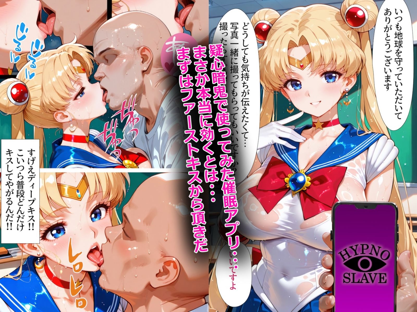 催〇アプリ開発されたカラダ抗えない快楽ボテ腹追加ver-セーラームーン編- 画像1
