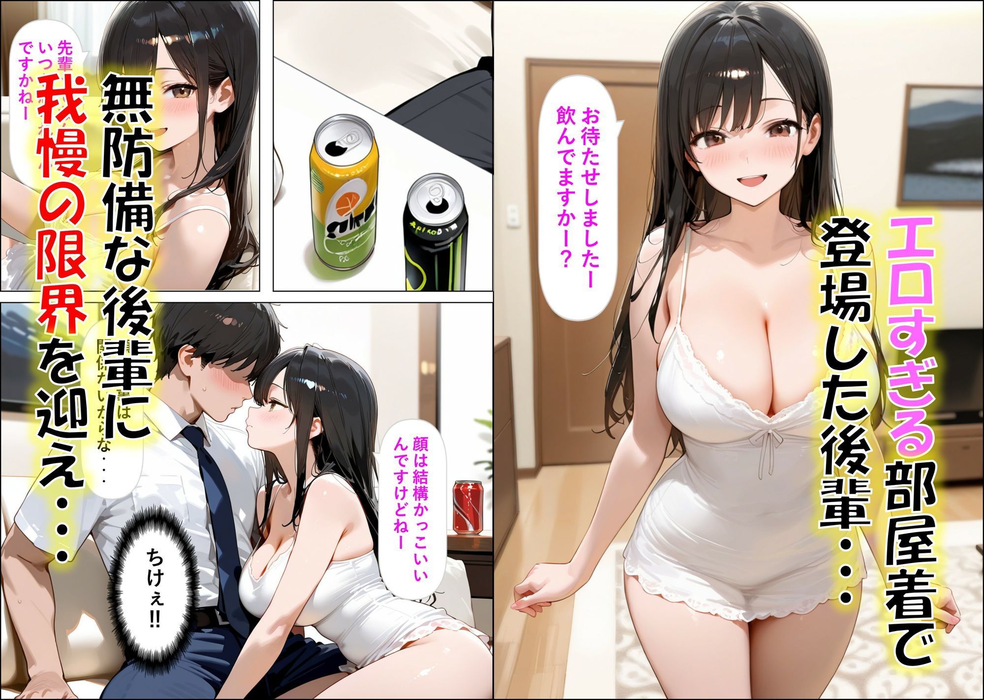 後輩の部屋着がエロすぎる 画像1