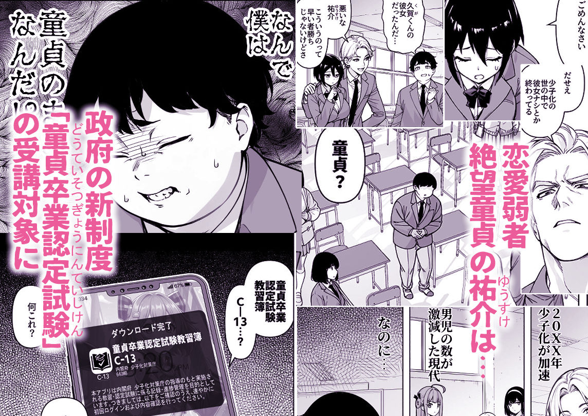 サンプル画像1:提示すれば即ヤレる！？勃起の国策 童卒認定試験(カゲリノ) [d_631155]