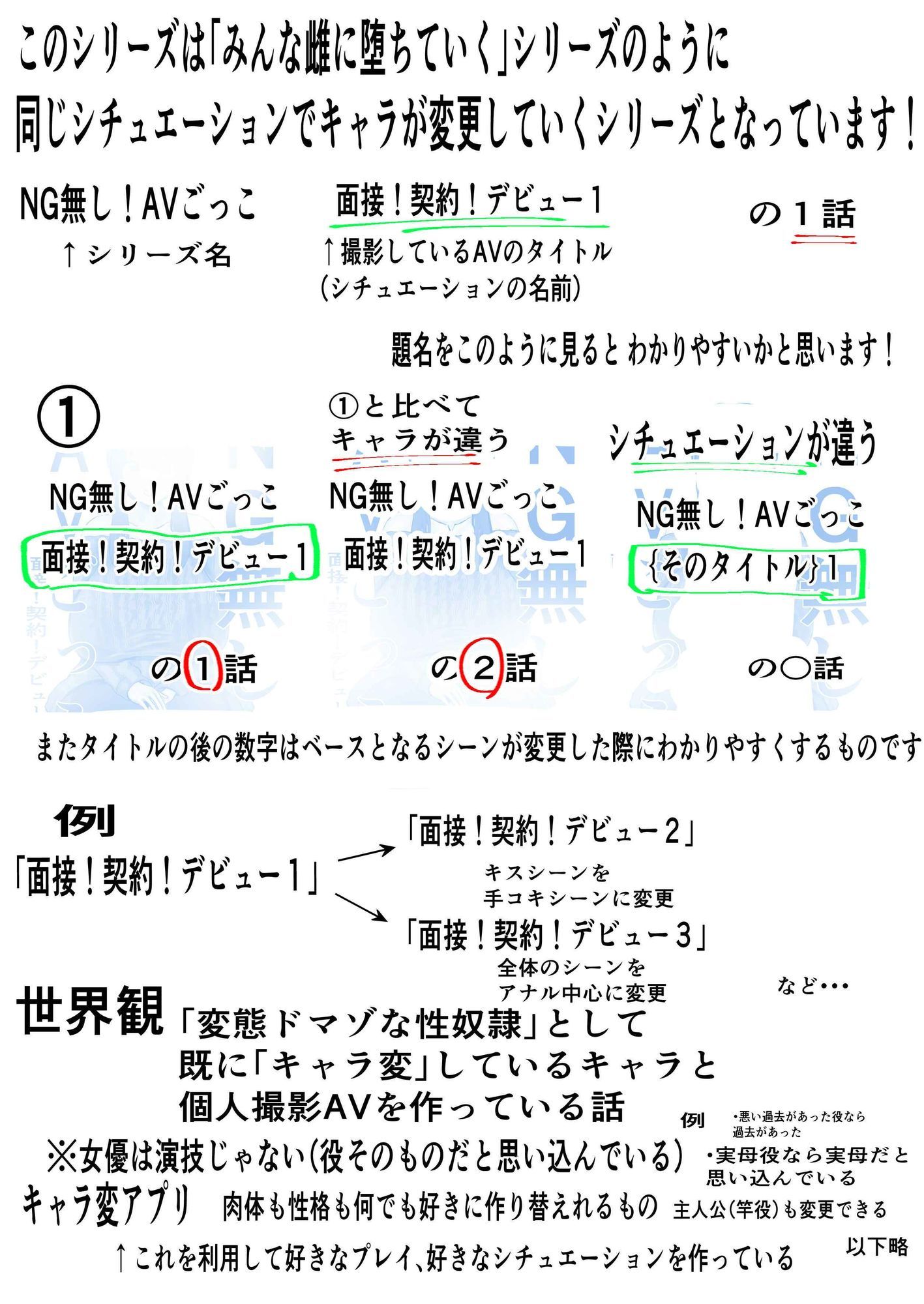 NG無し!AVごっこ面接!契約!デビュー1の1話 画像3