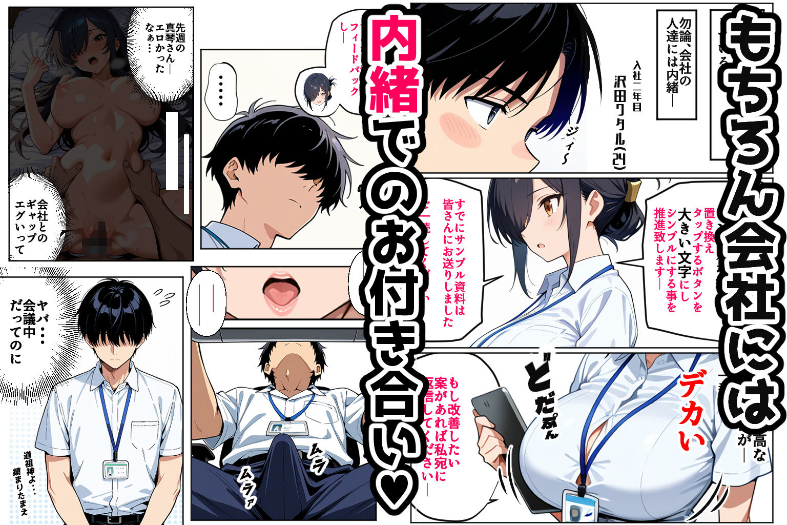 サンプル画像2:上司彼女が堕ちるまで（NTRカラーコミック195p）(Sakaki IndustryAI（2D）) [d_631491]