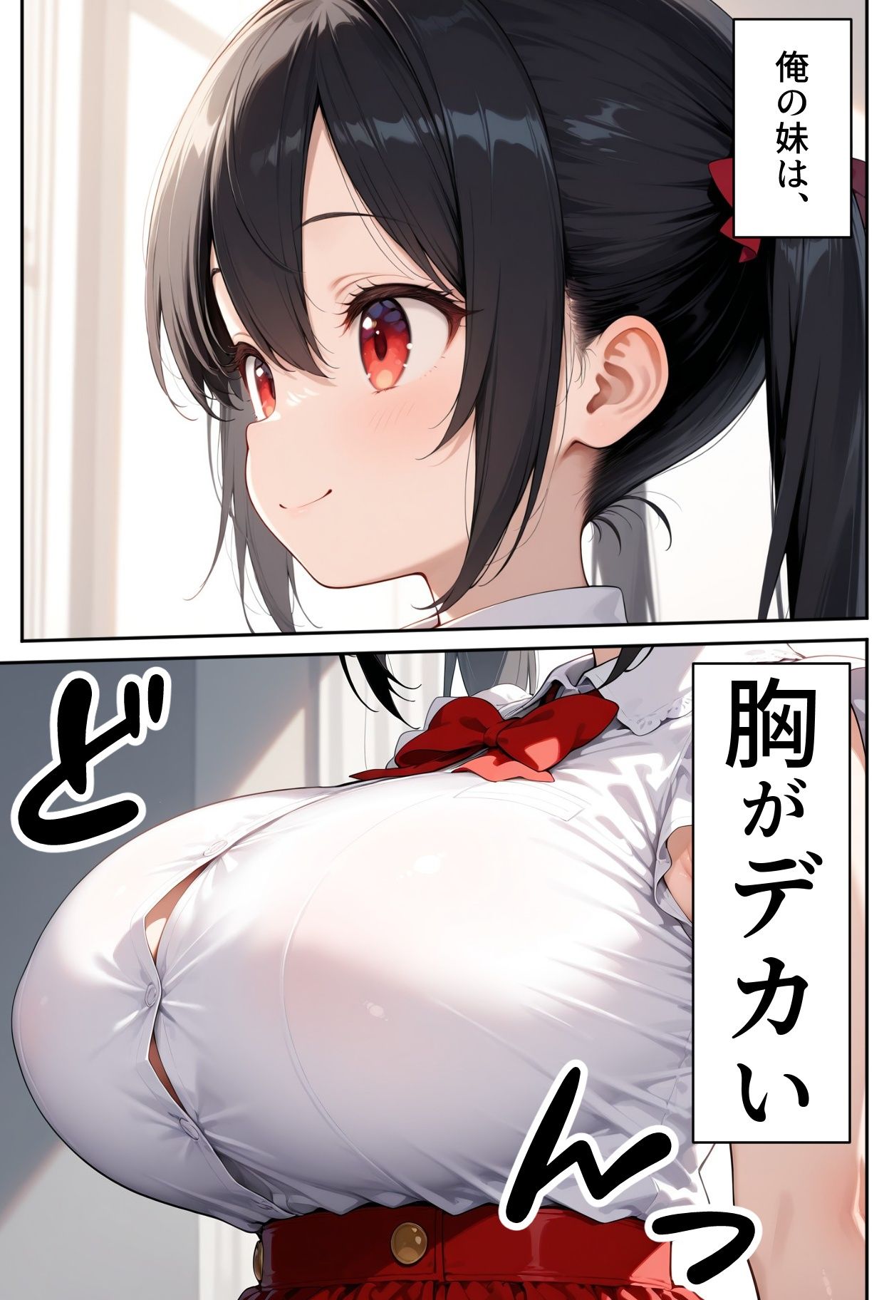 巨乳の妹にセックスを教え込み、結婚する1