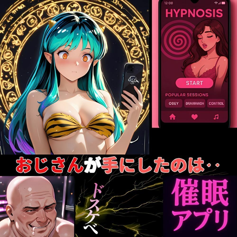 サンプル画像1:ラムちゃん洗脳計画‥おじさんの命令に喜んで腰をふる身体に‥(夢追い虫) [d_631678]