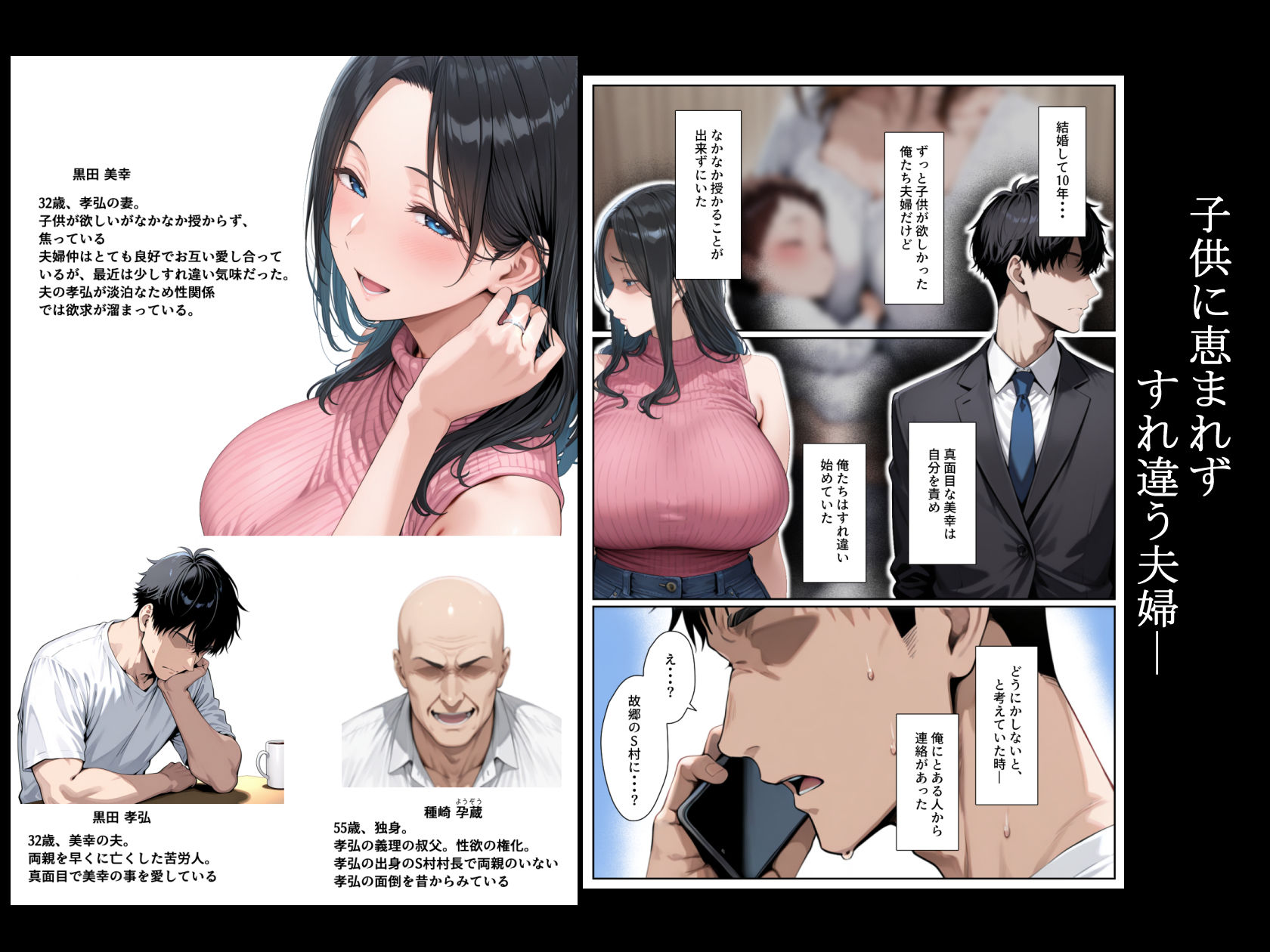 子供を欲しがる俺の妻がなぜかドスケベ巫女服でNTRれた件 画像1
