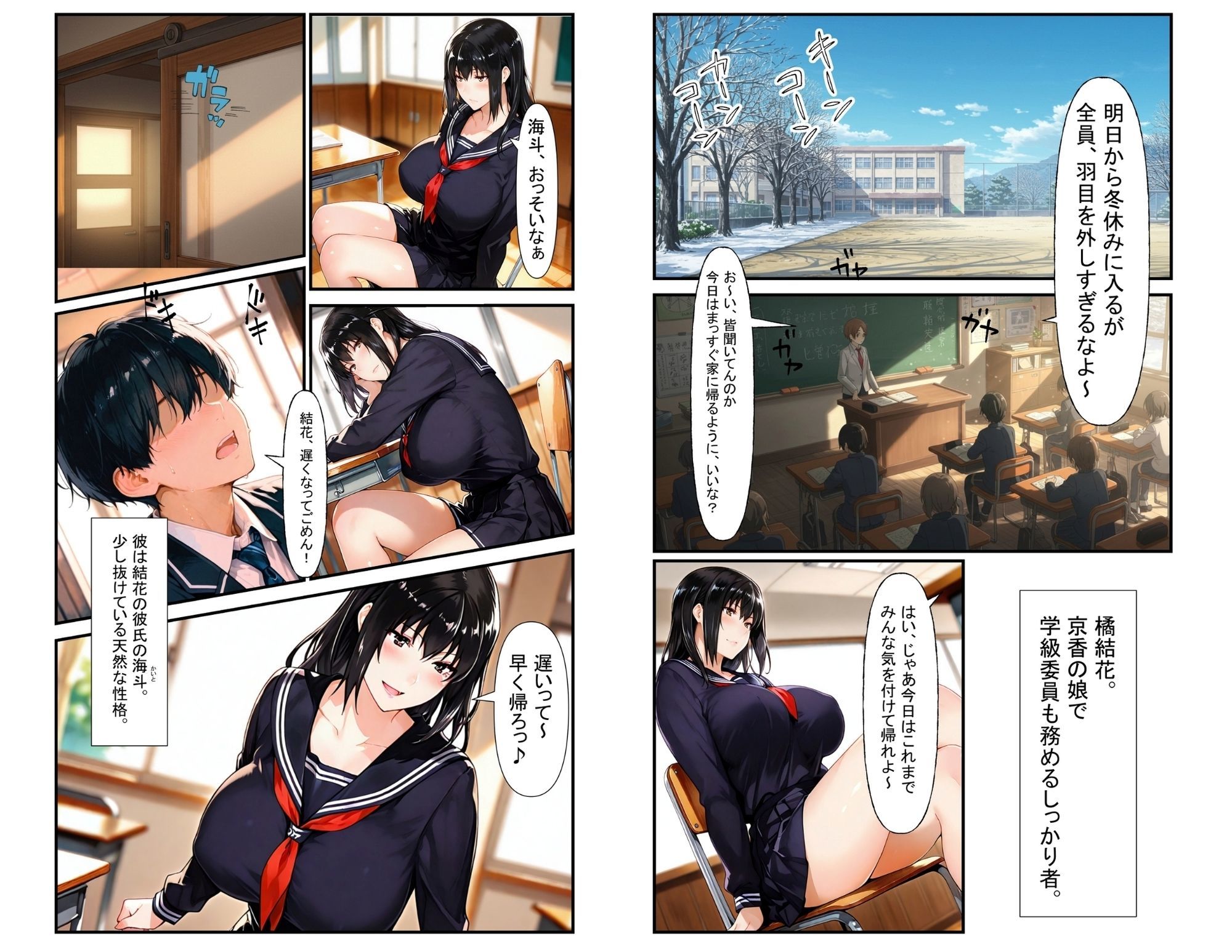 サンプル画像3:橘京香NTR事情  断りきれずに娘の彼氏と中出し(ganzo) [d_634255]