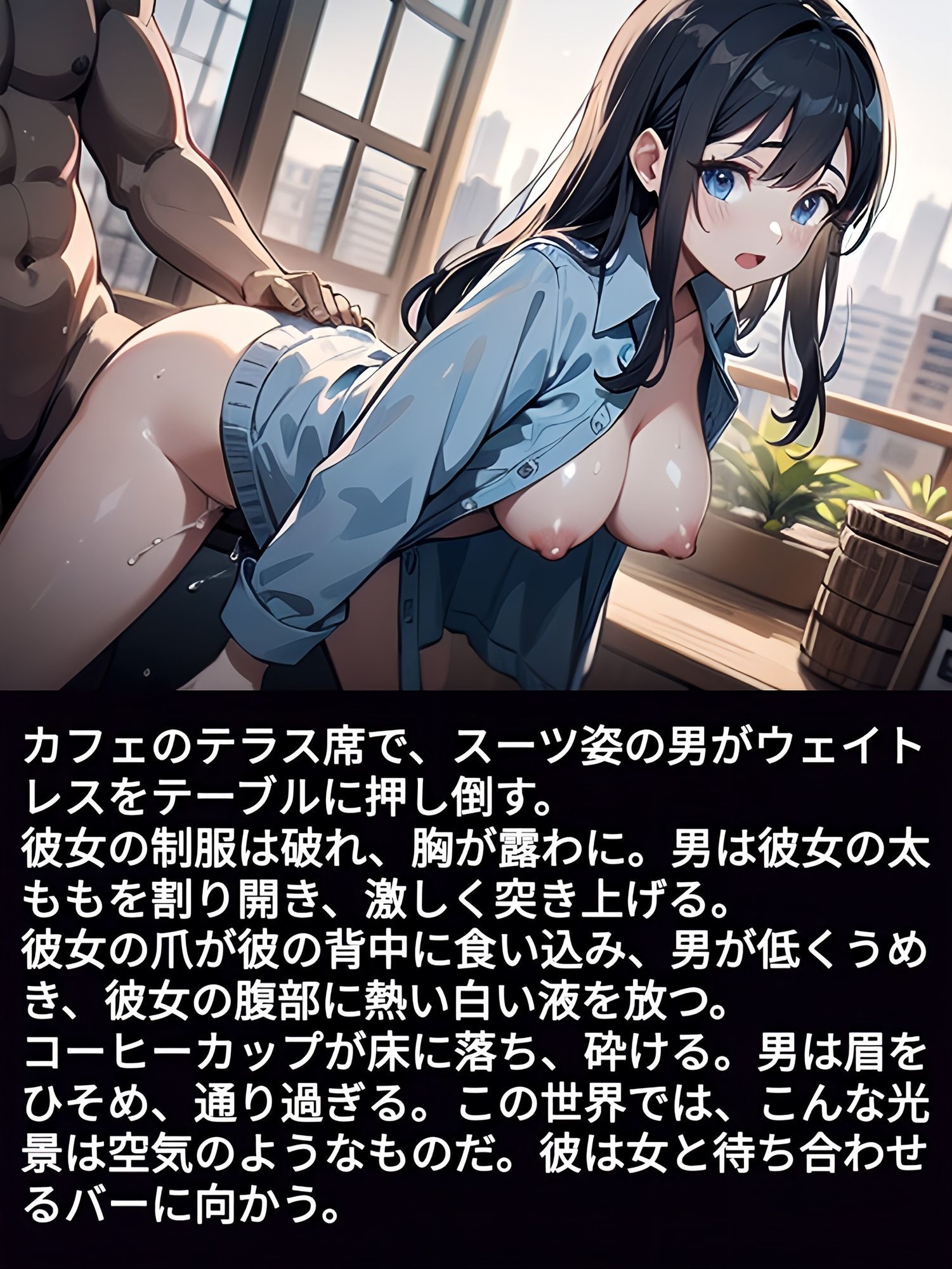 サンプル画像3:町中でどこでもエッチしちゃうウイルス発生？！(ホワイトミルク) [d_634328]