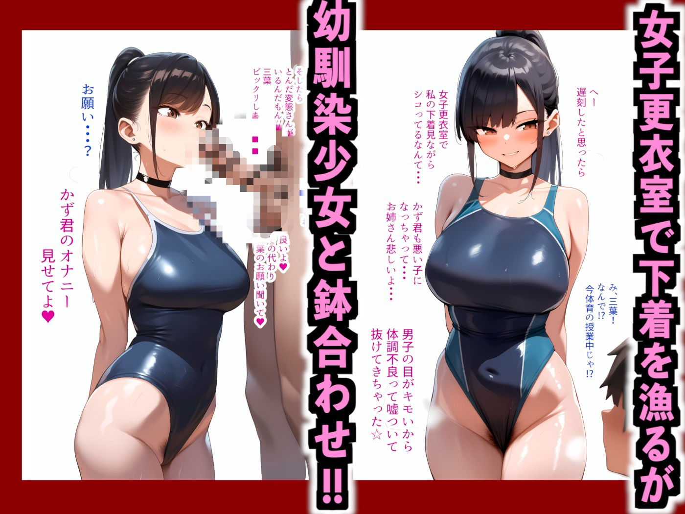 サンプル画像3:巨乳JKの下着を漁ってたら俺のことが大好きだと判明しイチャラブセ●クス(嵐木圭) [d_635571]