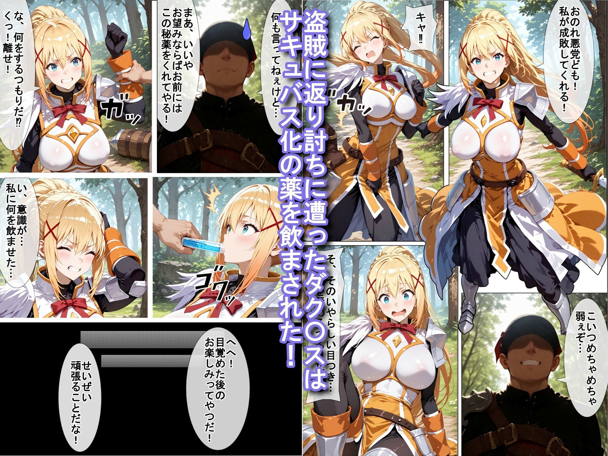 サンプル画像1:サキュバスの館で働くことになったダク〇スを好き放題する話(ふわもちぷりん) [d_635743]