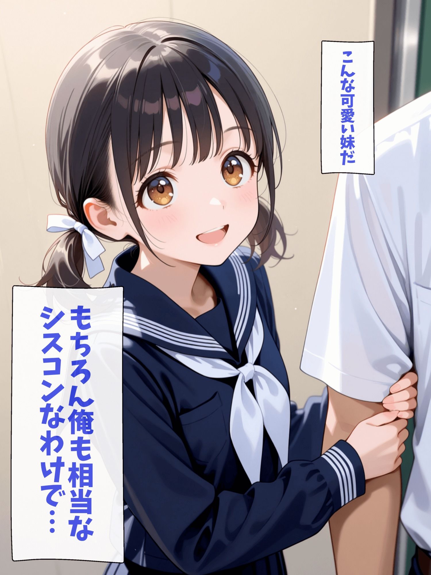 ブラコンの妹は恥ずかしがりながらもネコミミをつける 画像5