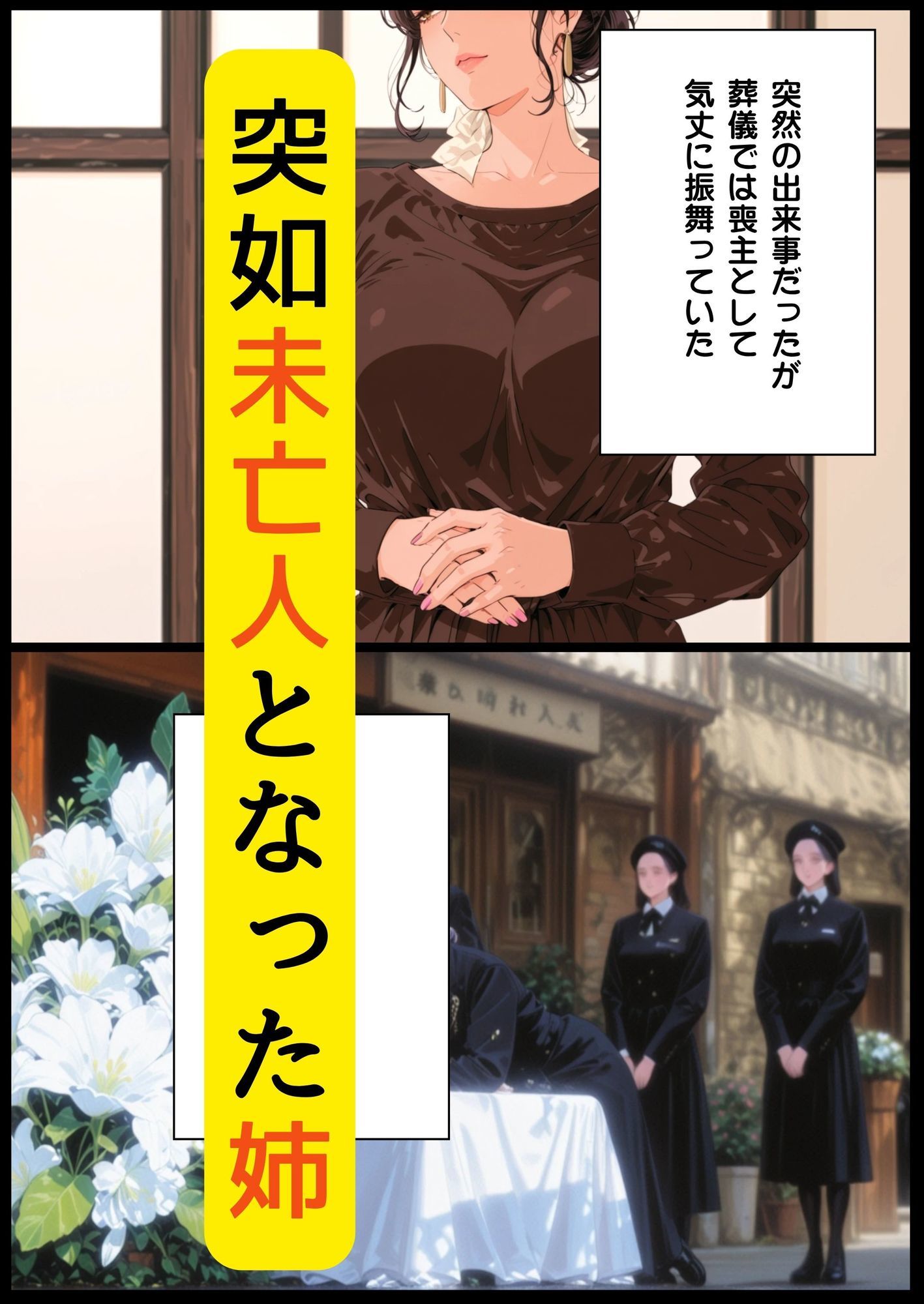 未亡人の姉に迫られた弟は 画像1