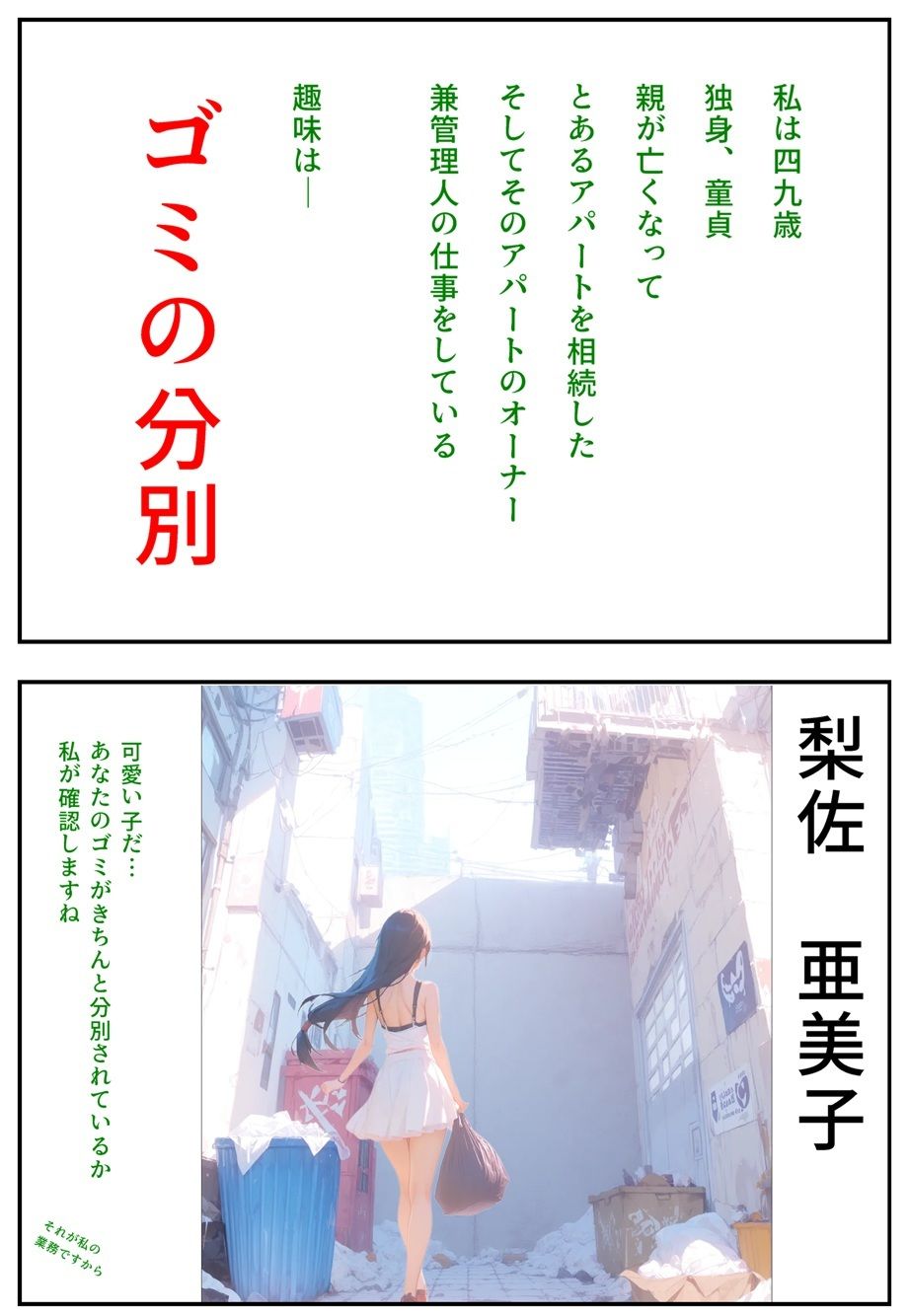 隣に可愛い子が引っ越して来たからゴミをあさってみた結果 梨佐亜美子編 画像5