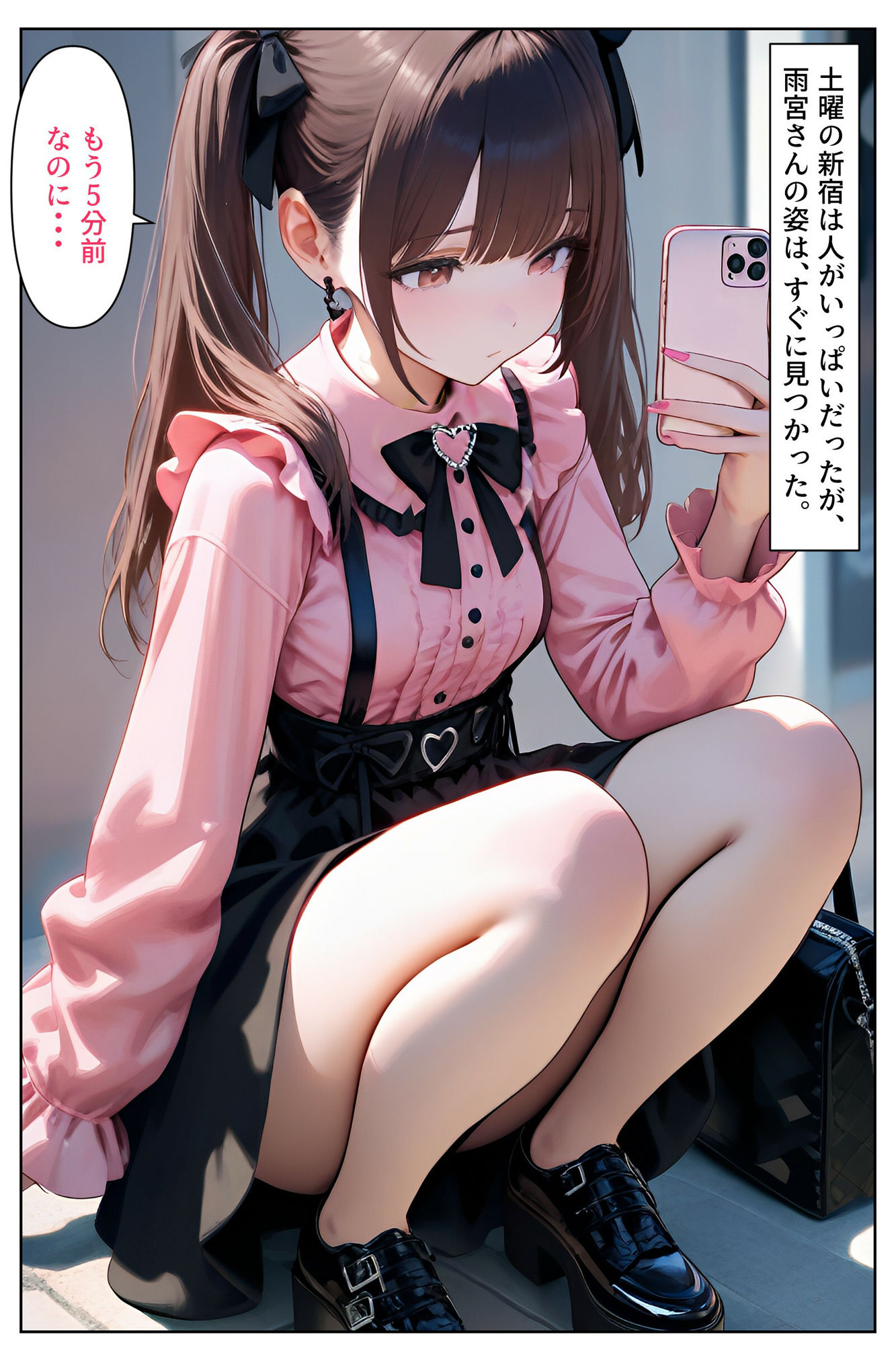 サンプル画像6:女装男子のJKハーレム生活8(電脳戯画) [d_636823]