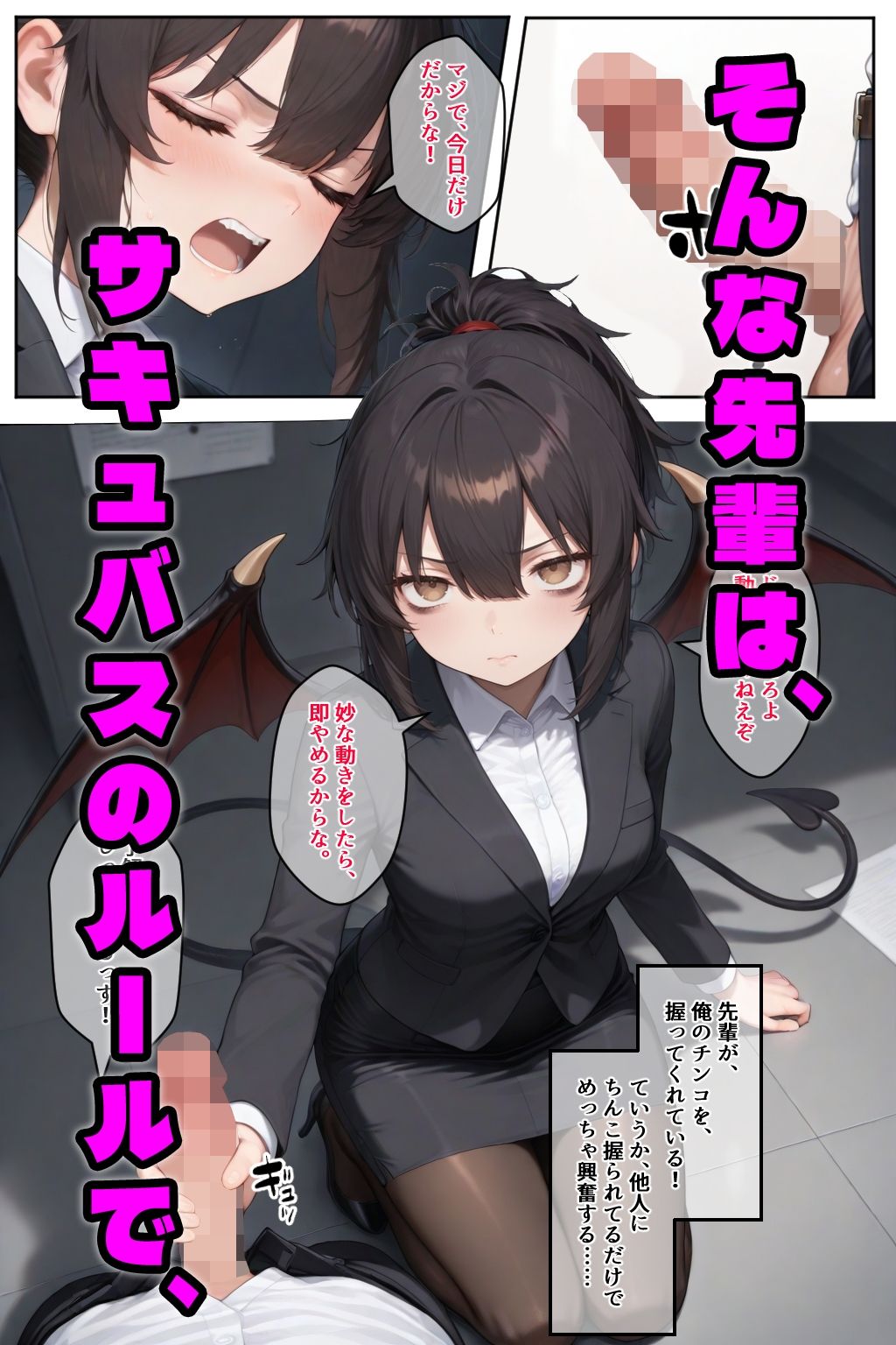 サキュバス先輩は断れない 画像3