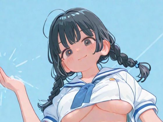 サンプル画像5:夕立びしょ濡れ女子校生(nawomi) [d_637951]