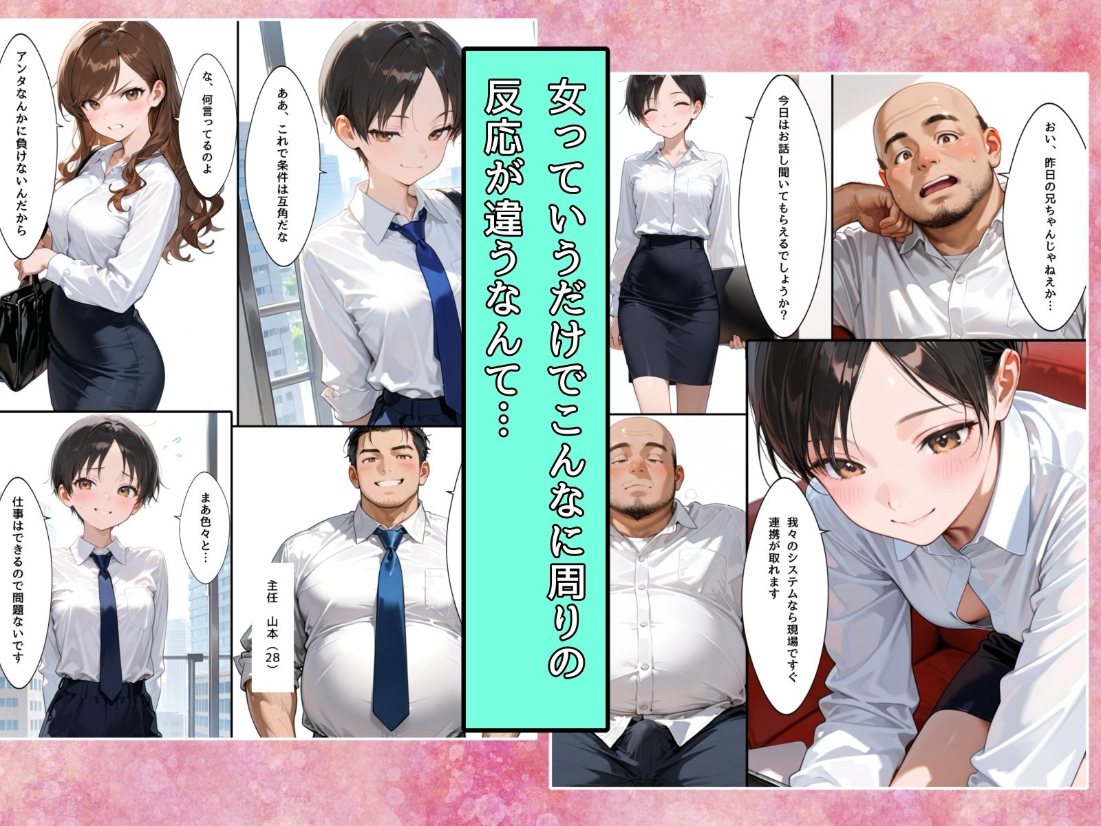 女体化アプリに課金してOL性活はじめました 画像3