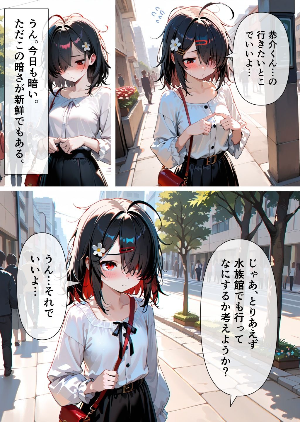 サンプル画像2:クラス一の地味子と付き合ってエッチする話(恋愛脳デートクラブ) [d_638762]