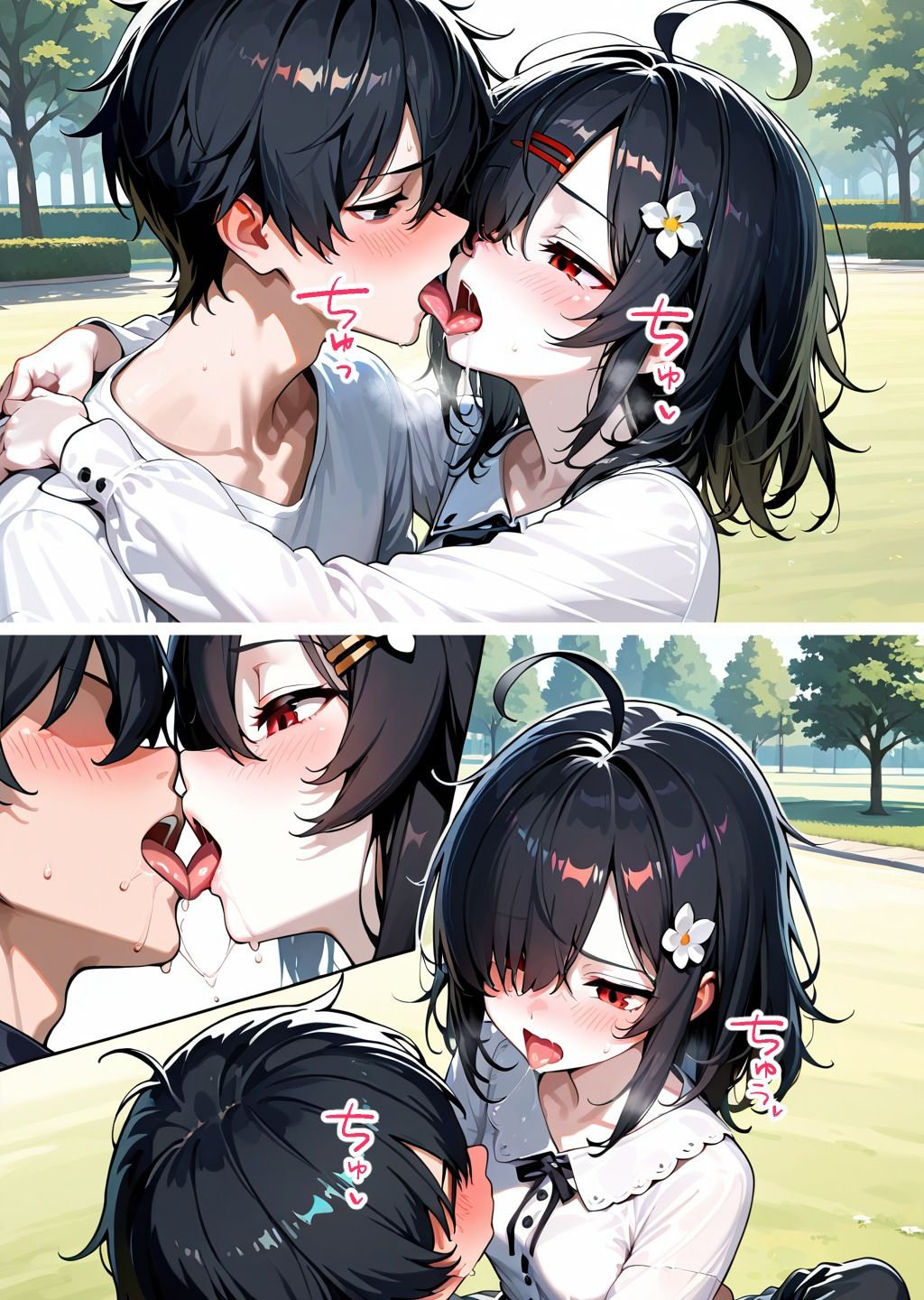 サンプル画像5:クラス一の地味子と付き合ってエッチする話(恋愛脳デートクラブ) [d_638762]