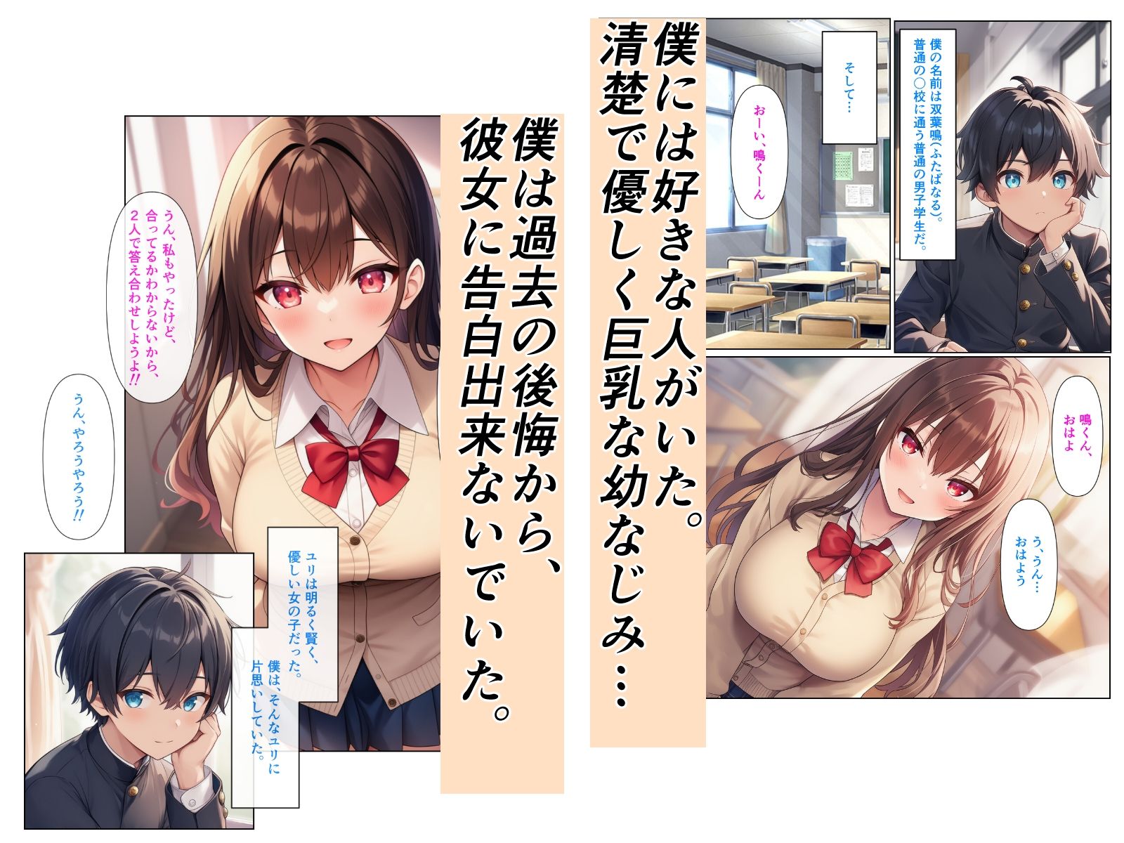 サンプル画像2:男の僕が女体化ふたなり美少女になったら、憧れの幼なじみに溺愛ラブラブエッチさせられた話(ぬぽぬぽらぼ) [d_639448]