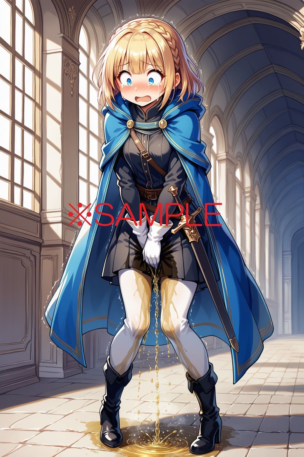 サンプル画像1:【AIイラスト＋少しSS】貴族令嬢フランの黄金溢れる人生の始まり(keenのSS屋台) [d_639601]