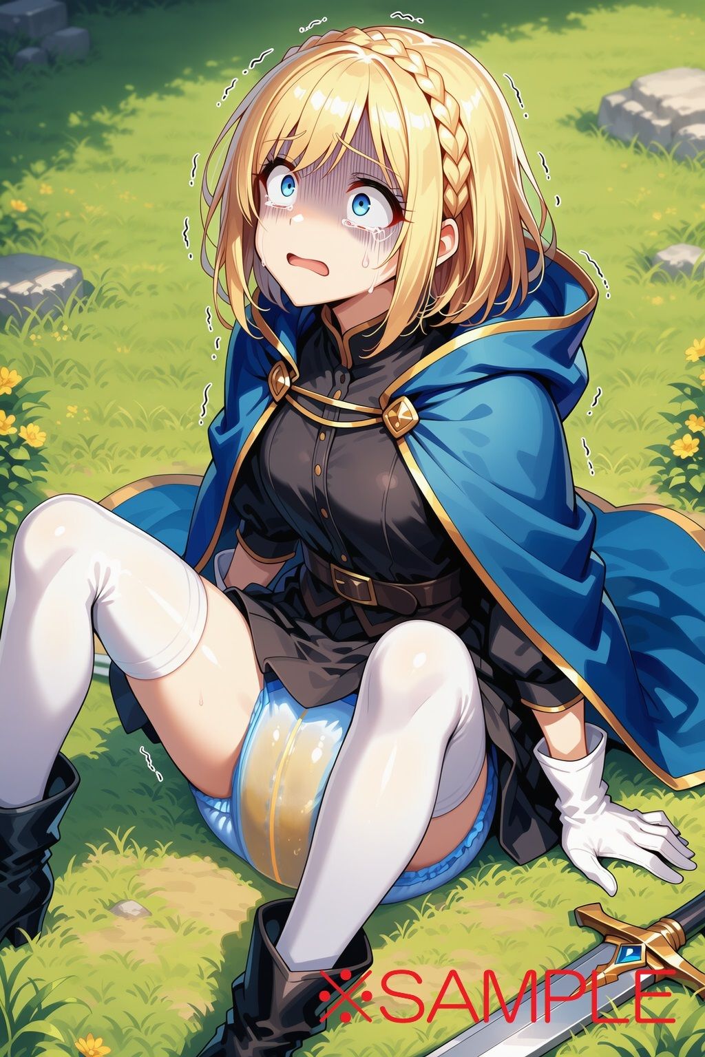 サンプル画像4:【AIイラスト＋少しSS】貴族令嬢フランの黄金溢れる人生の始まり(keenのSS屋台) [d_639601]