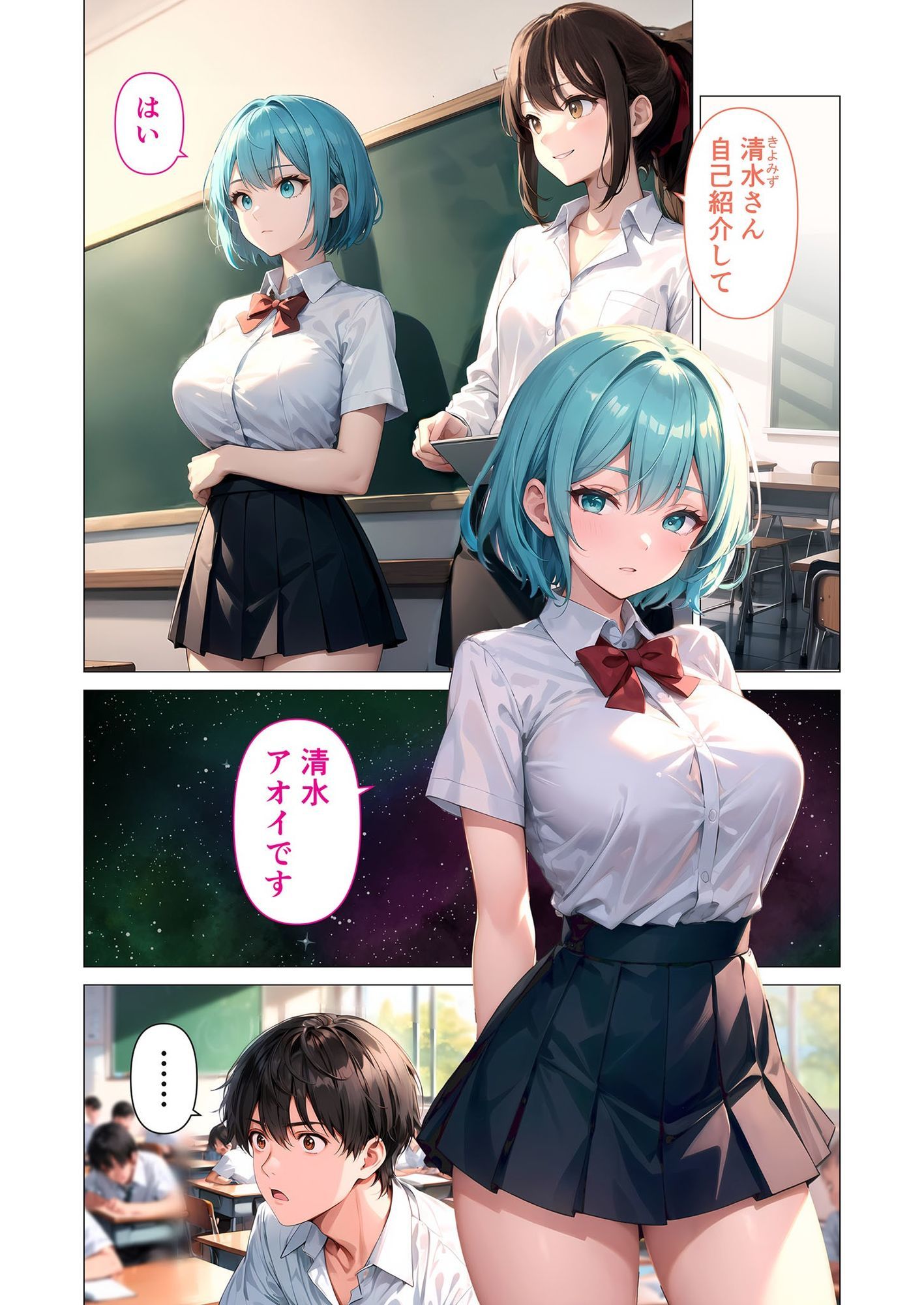 巨乳な××生にヤリたい放題 合冊版 画像1