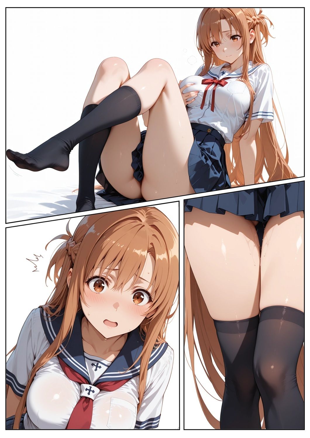 サンプル画像1:堕チル -堕ちるまで、おわらせてくれないヒロイン漫画- アスナ編(Yuuchiki) [d_641111]