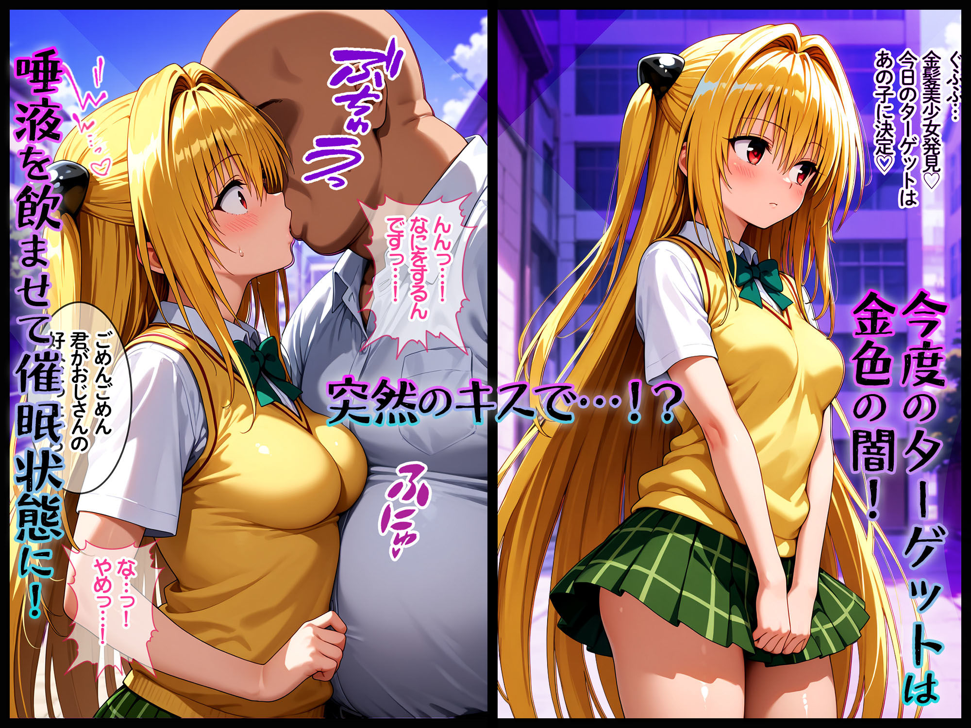 キスで催●！？変態おじさんに好き勝手されてヤミ完堕ち  〜前編〜 画像1