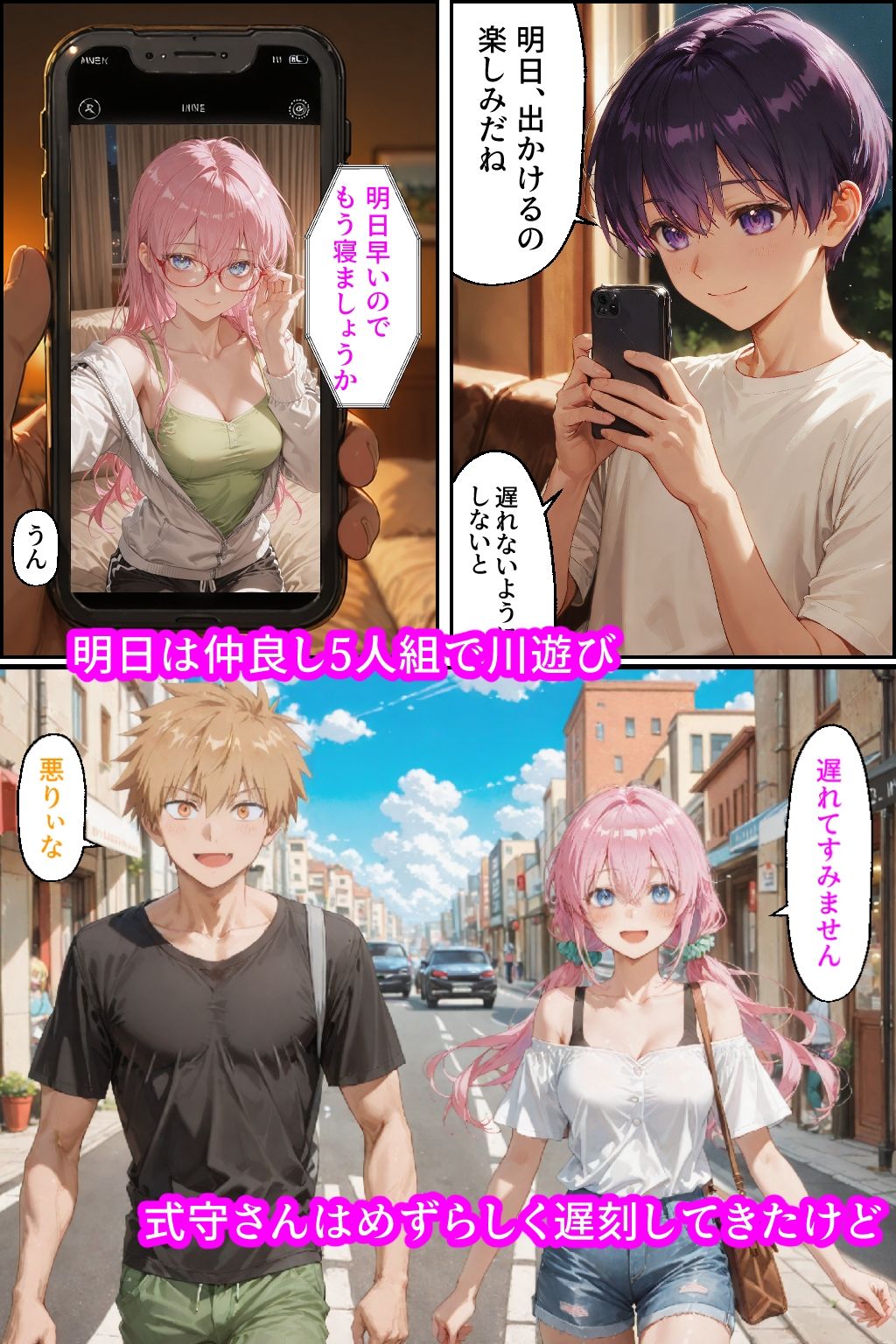 可愛いだけにされちゃう式守さん3(川遊びの日の式守さん) 画像1