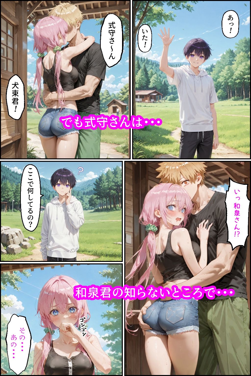 サンプル画像3:可愛いだけにされちゃう式守さん3（川遊びの日の式守さん）(NTR Paradox) [d_641589]