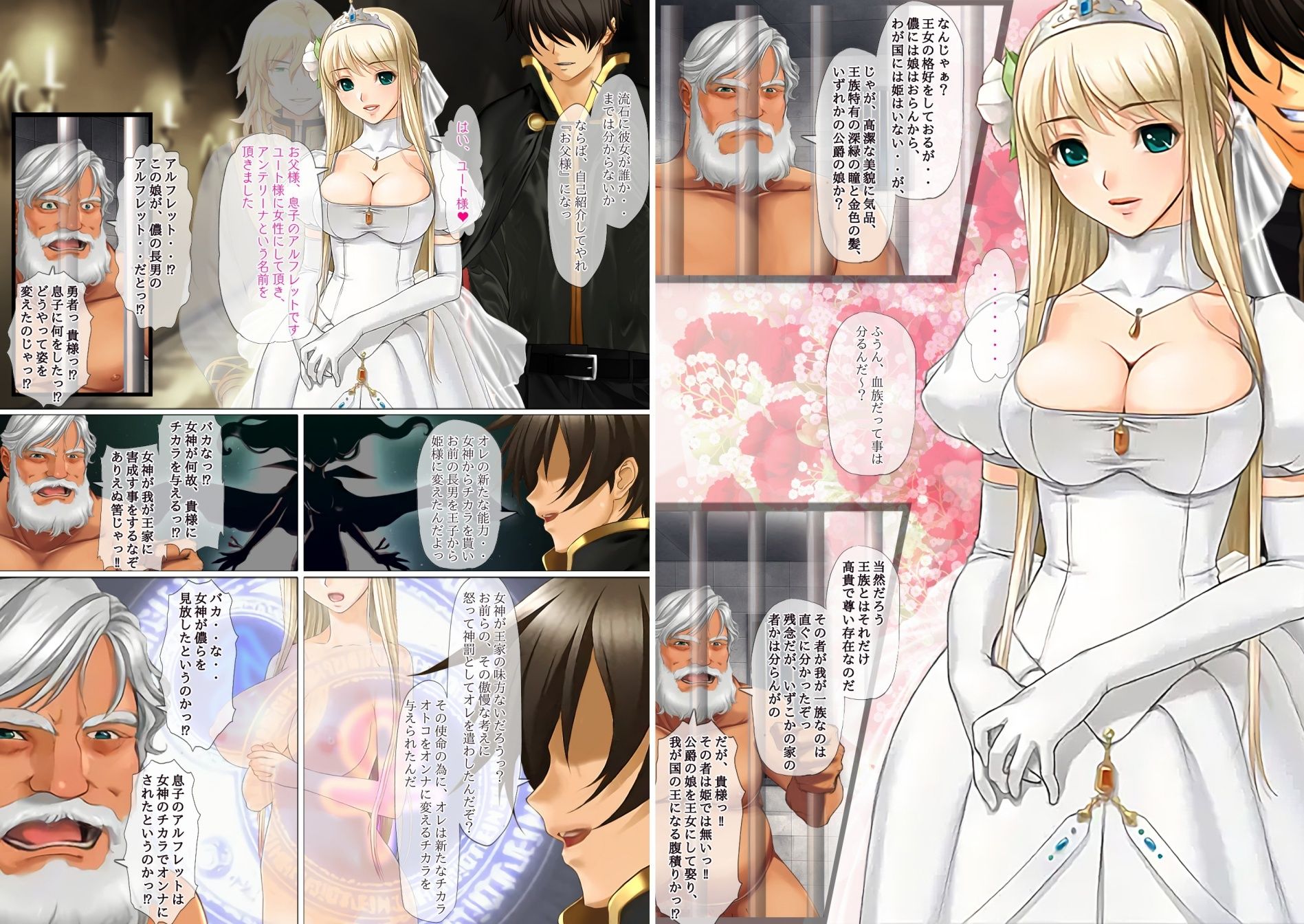 サンプル画像4:異世界勇者であるオレのヒロイン達が王子達に寝取られたから、王子達をオレのオンナにしてやつた(不条理女体化改造のお話し) [d_642308]