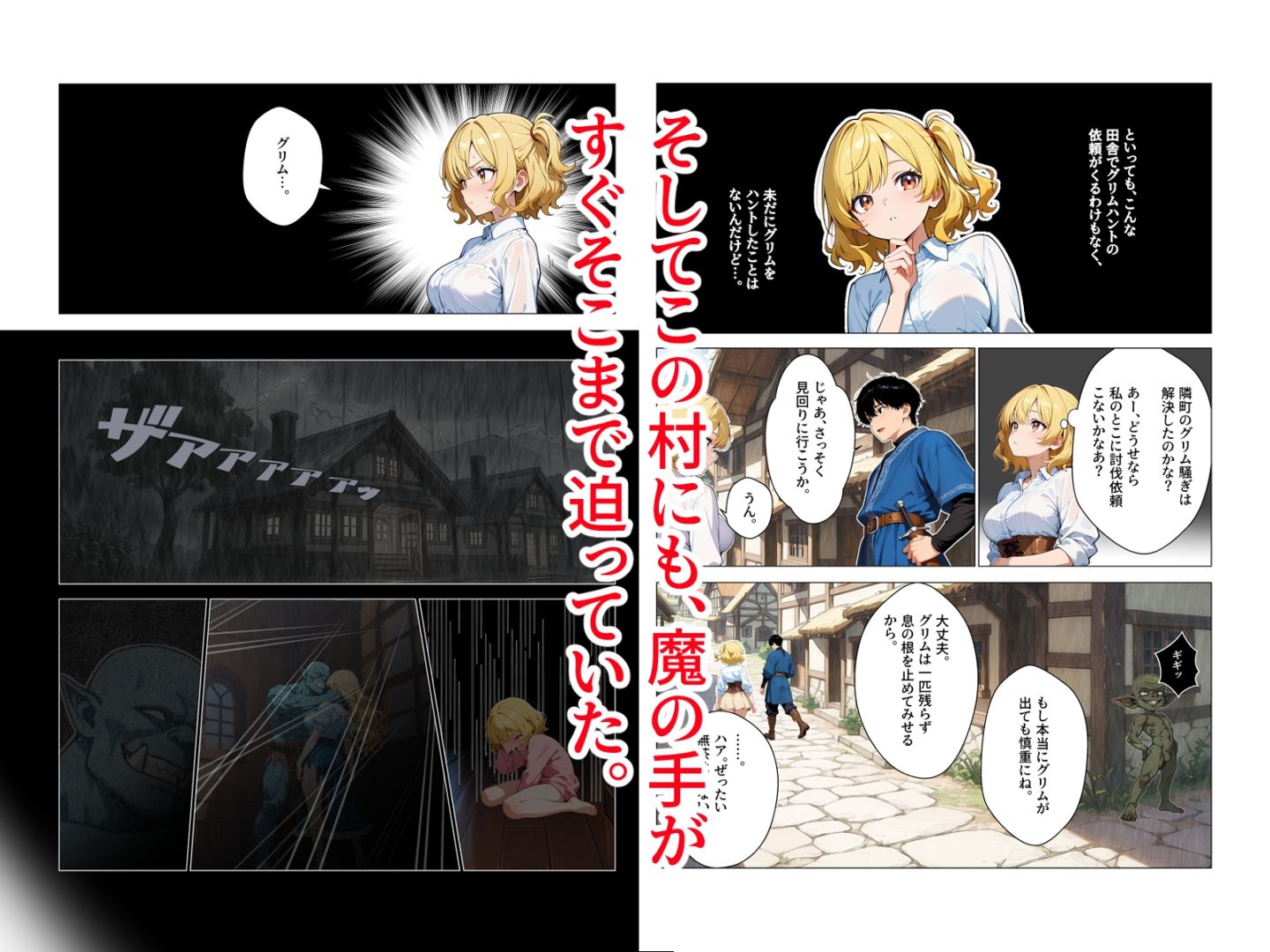 サンプル画像2:村娘ハンター、親の仇に犯●れて逝きまくり子づくりセックス(0.16-tenichiroku-) [d_642645]