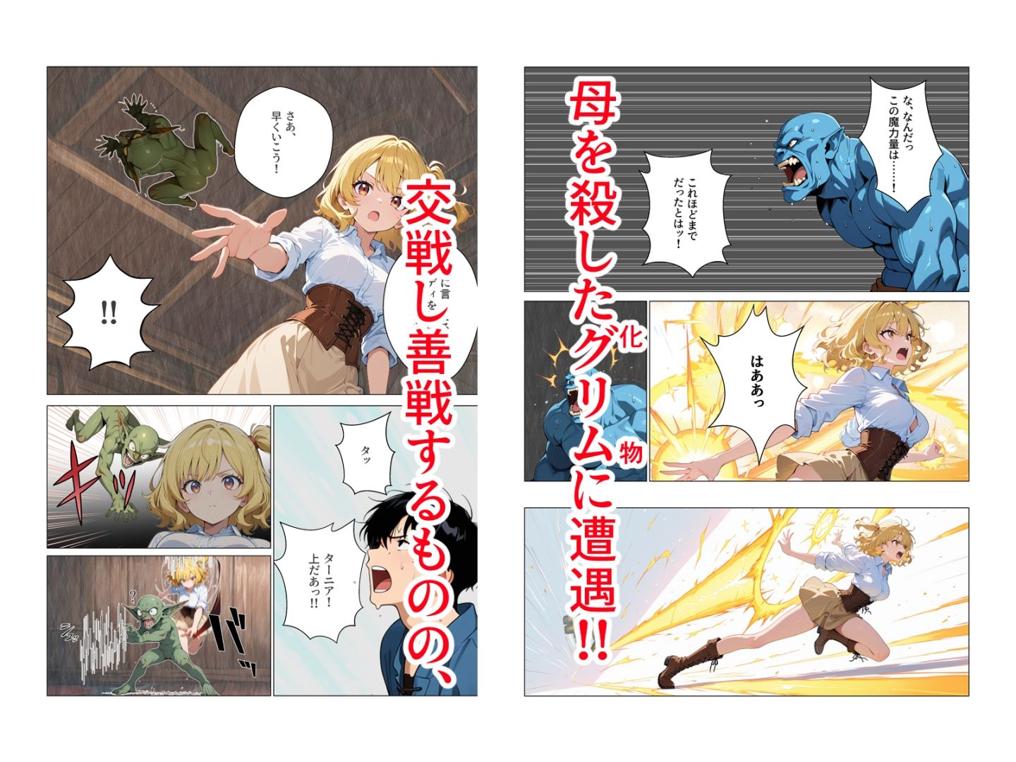 村娘ハンター、親の仇に犯●れて逝きまくり子づくりセックス 画像3