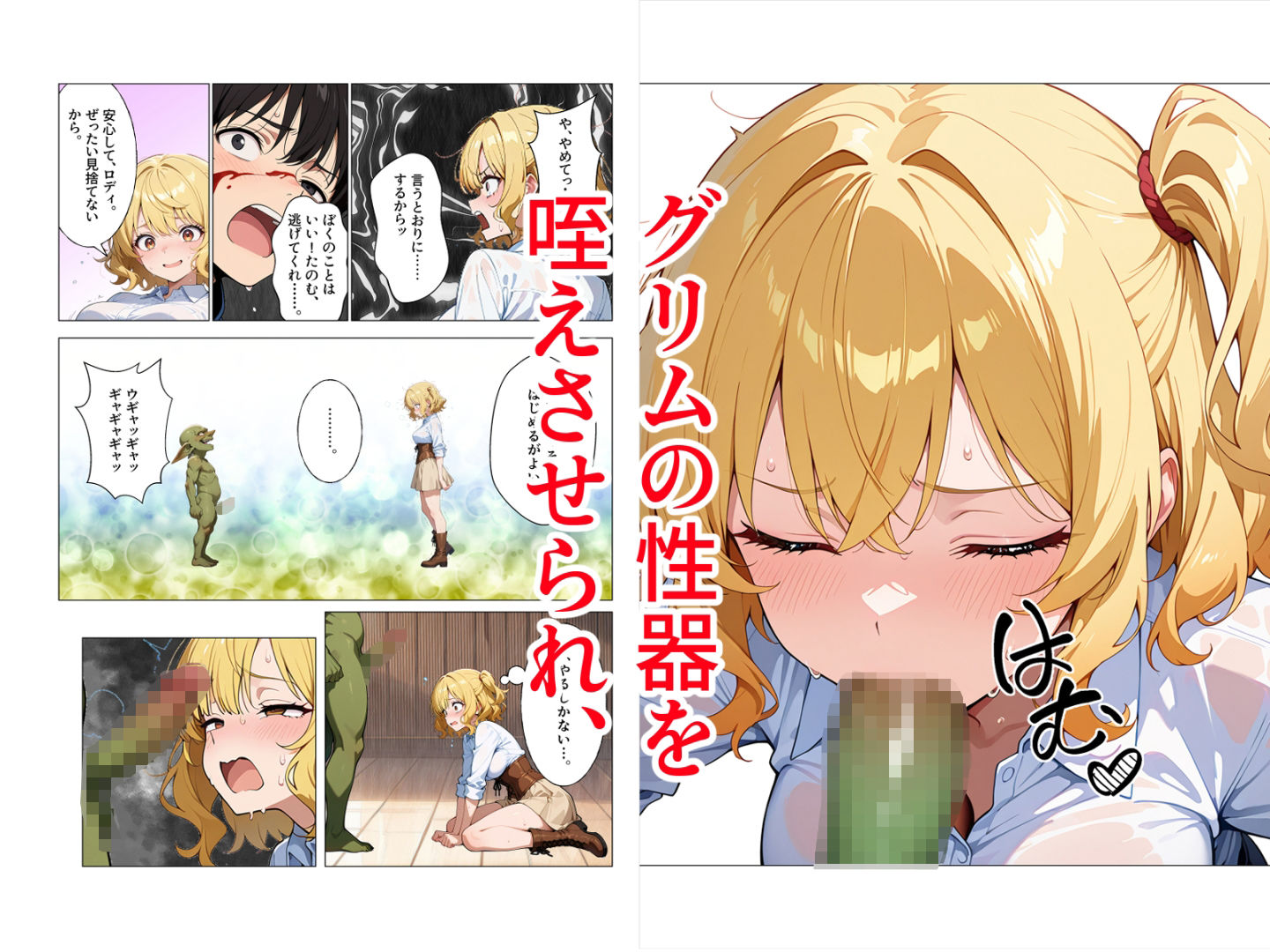 村娘ハンター、親の仇に犯●れて逝きまくり子づくりセックス 画像5