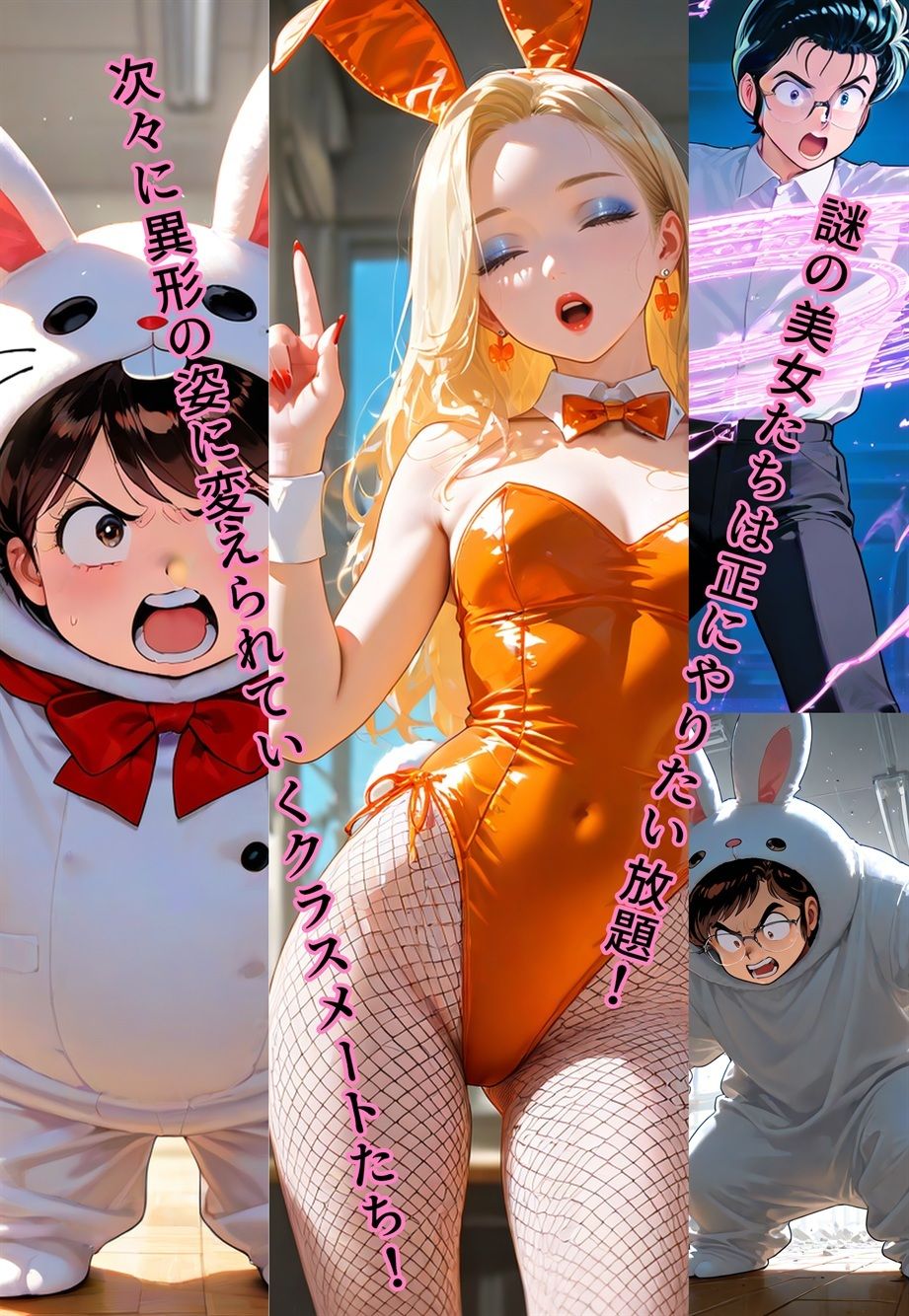 サンプル画像2:うさぎ大使降臨！？〜バニー（♂）1000年契約で大パニック！〜(真城の秘宝館) [d_642677]