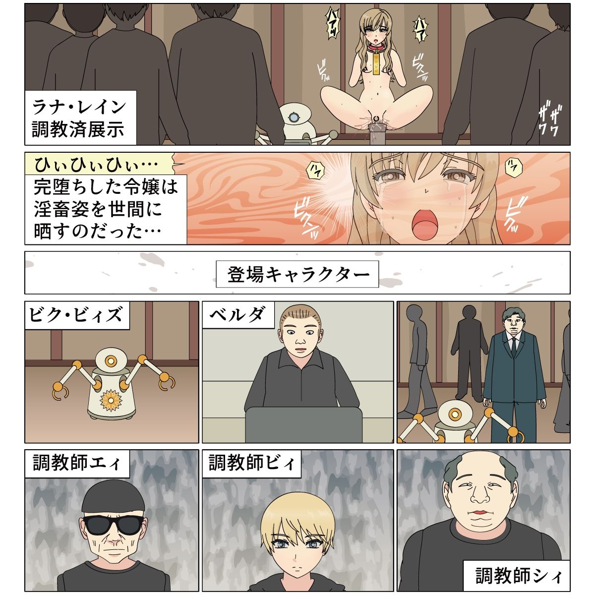 高貴なご令嬢の強●家畜化改造 画像5