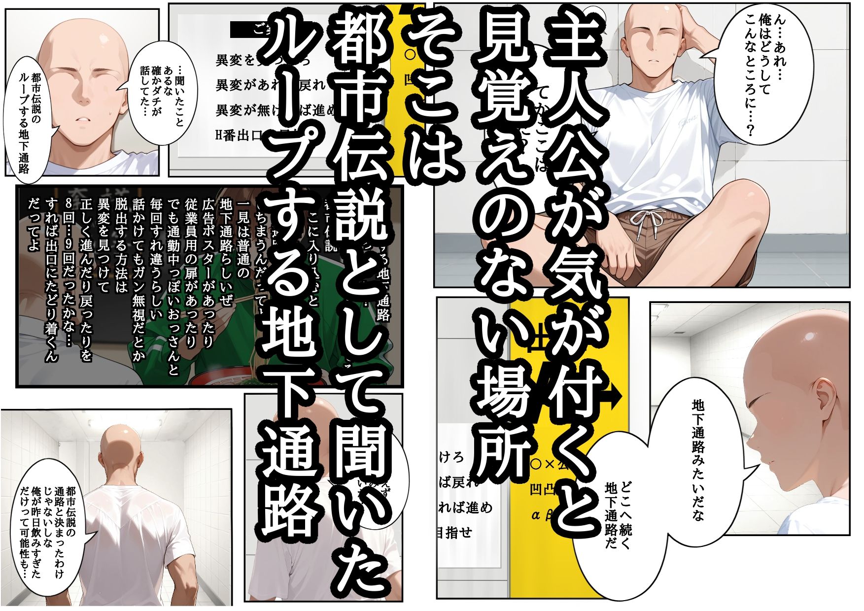 サンプル画像1:H番出口 見つけた異変がエロ過ぎて戻れない(第日研) [d_642802]