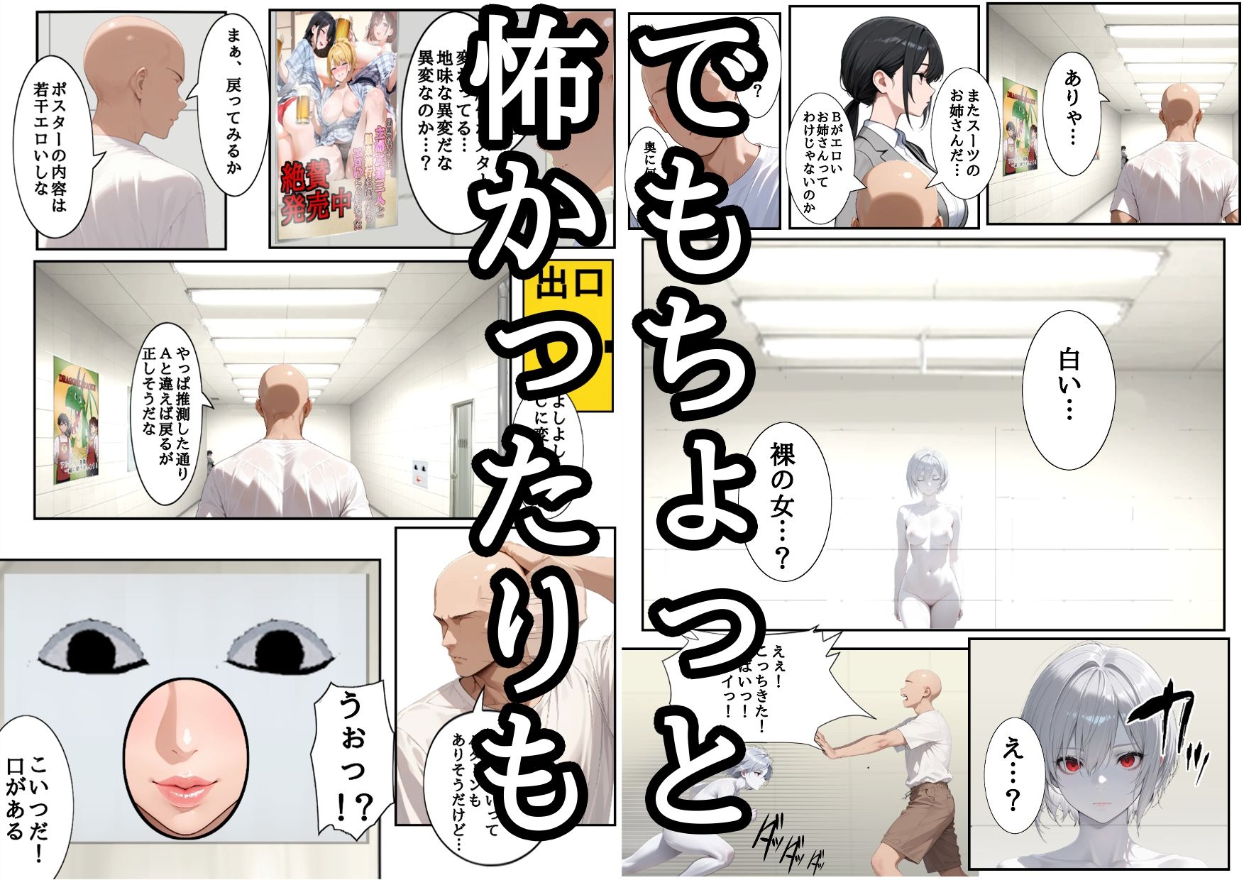 サンプル画像5:H番出口 見つけた異変がエロ過ぎて戻れない(第日研) [d_642802]