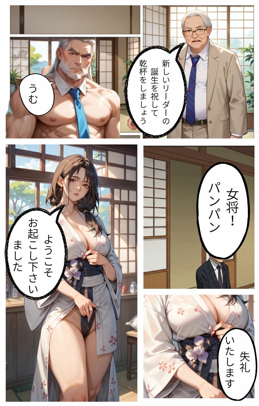 サンプル画像1:そして僕は総理になった〜しゃぶしゃぶとノーパンの国会で〜(しめまる堂) [d_642917]