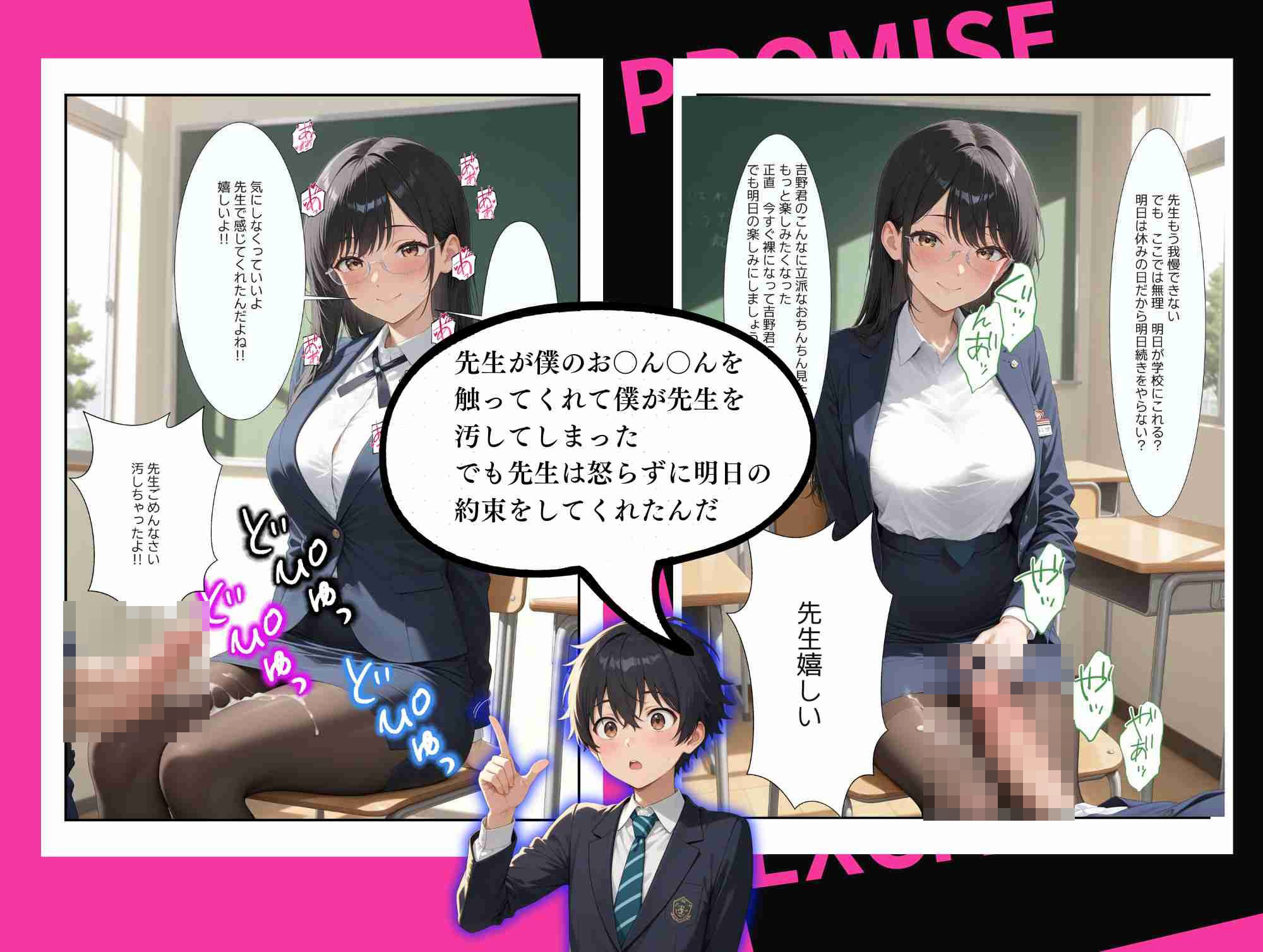 サンプル画像6:憧れの担任の舞先生と最後の個人面談  舞先生、童貞卒業させて(満開の花園) [d_644173]