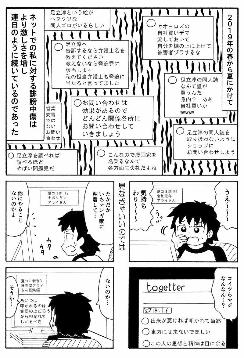 サンプル画像2:俺のマンガを無断転載したヤツが前科者になった話。開示請求立志編(世田谷ボロ市) [d_644474]