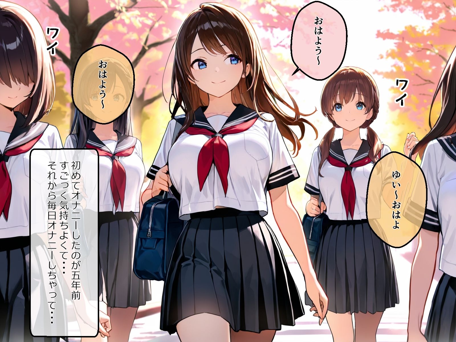 サンプル画像2:ゆい（18才）のオナニー日記〜オナ禁7日間「がまんできるもん！」(ホワイトいらすと) [d_644729]