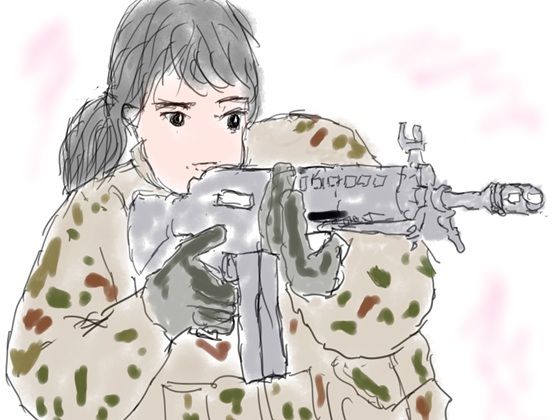 【戦え女性自衛官  捕まったら性奴●】ひぐらしなく
