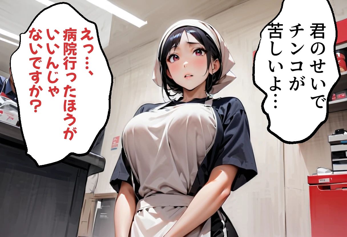 サンプル画像4:足パパがイク！  人妻スーパーマーケット編(コーンパン) [d_644872]