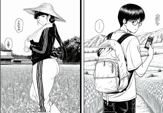 サンプル画像2:人妻しかいない村に行ったら想定外にエロかった(ピエトロ) [d_645212]